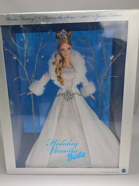 2003 Winter Fantasy Barbie Doll NIB Holiday Visions First in Series B2519